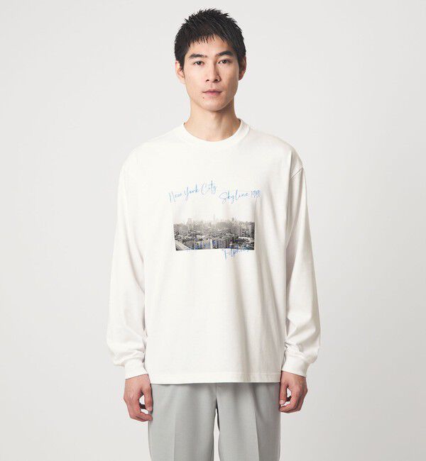UNITED ARROWS green label relaxing「【別注】＜Filphies＞ニューヨーク フォト 長袖 Tシャツ」|Tシャツ・カットソー|
