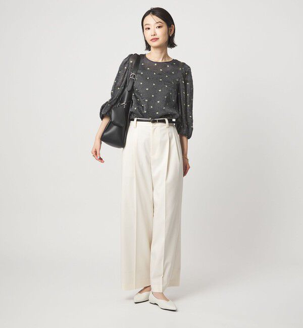 UNITED ARROWS green label relaxing「ワッシャープリント ブラウス」|シャツ・ブラウス|