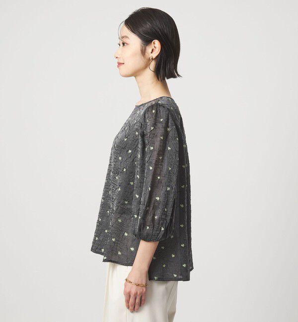 UNITED ARROWS green label relaxing「ワッシャープリント ブラウス」|シャツ・ブラウス|