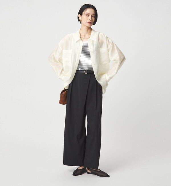 UNITED ARROWS green label relaxing「シアー 4ポケット ビッグ シャツ」|シャツ・ブラウス|