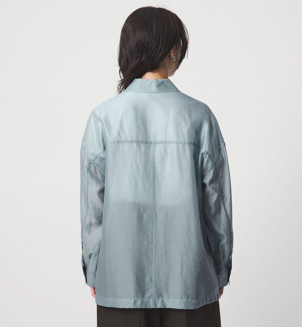 UNITED ARROWS green label relaxing「シアー 4ポケット ビッグ シャツ」|シャツ・ブラウス|