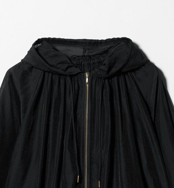 UNITED ARROWS green label relaxing「シアー ギャザー フード ブルゾン」|ブルゾン・スタジャン|