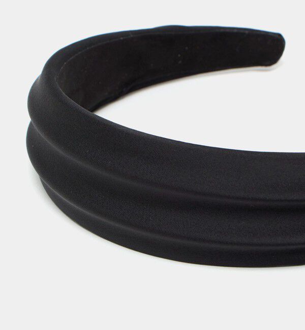 EMMEL REFINES「＜EMMEL REFINES＞EM マットサテン ウェーブ カチューシャ」|カチューシャ|