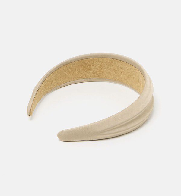 EMMEL REFINES「＜EMMEL REFINES＞EM マットサテン ウェーブ カチューシャ」|カチューシャ|