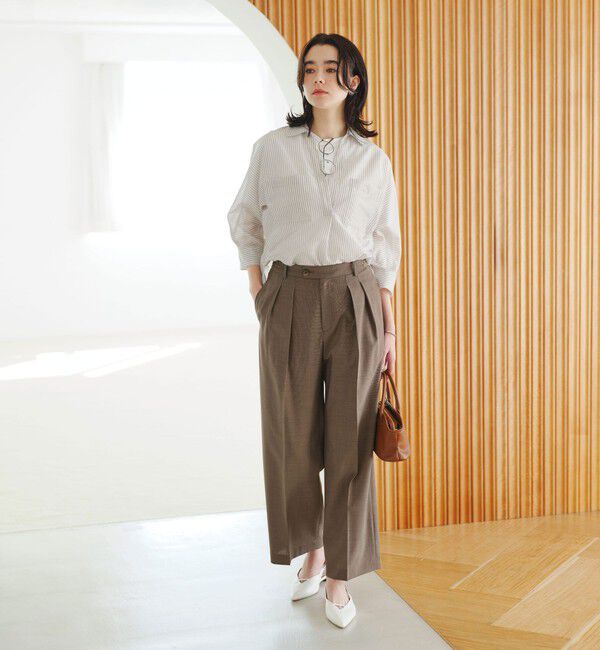 UNITED ARROWS green label relaxing「カールマイヤー スキッパー ポケット シャツ マシンウォッシャブル 通気性」|シャツ・ブラウス|