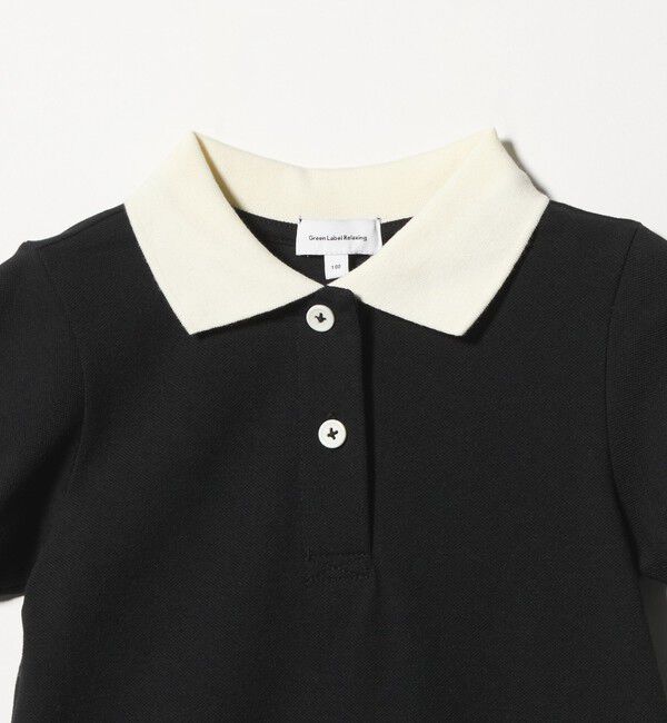 UNITED ARROWS green label relaxing「バイカラー カノコ ポロワンピース / キッズ  100cm-130cm」|ワンピース|