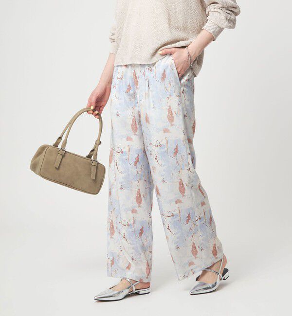 UNITED ARROWS green label relaxing「マーブル プリント パンツ」|その他|