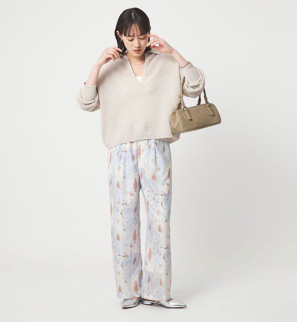 UNITED ARROWS green label relaxing「マーブル プリント パンツ」|その他|