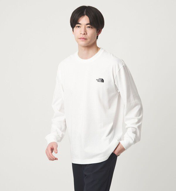 UNITED ARROWS green label relaxing「＜THE NORTH FACE＞バック スクエアロゴ ロングスリーブ 長袖 Tシャツ」|Tシャツ・カットソー|
