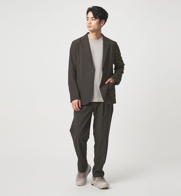 UNITED ARROWS green label relaxing「ワープ ニット リラックス ジャケット -ストレッチ・吸水速乾-」|テーラードジャケット|