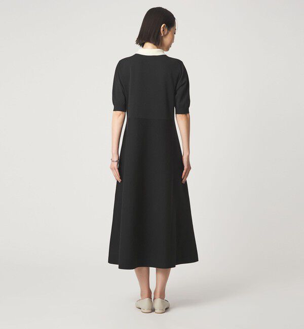 UNITED ARROWS green label relaxing「ハイショク エリツキ ショートスリーブ ニット ワンピース」|ワンピース|