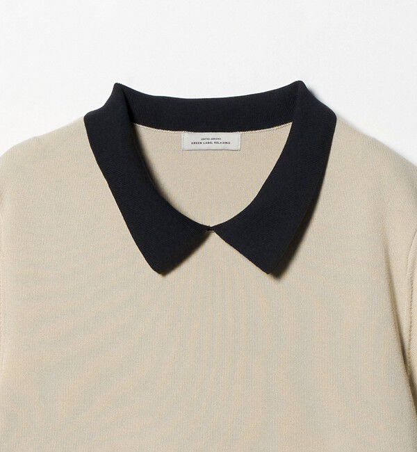 UNITED ARROWS green label relaxing「ハイショク エリツキ ショートスリーブ ニット ワンピース」|ワンピース|