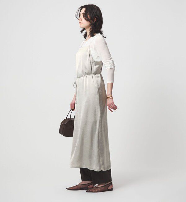 UNITED ARROWS green label relaxing「ライトサテン キャミソール ワンピース」|ワンピース|