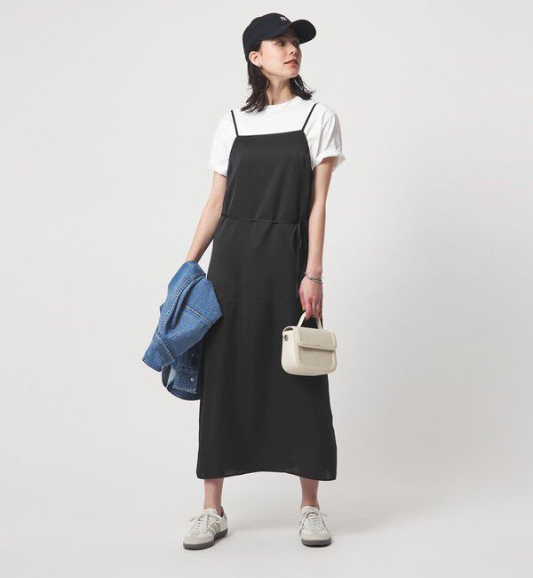 UNITED ARROWS green label relaxing「ライトサテン キャミソール ワンピース」|ワンピース|