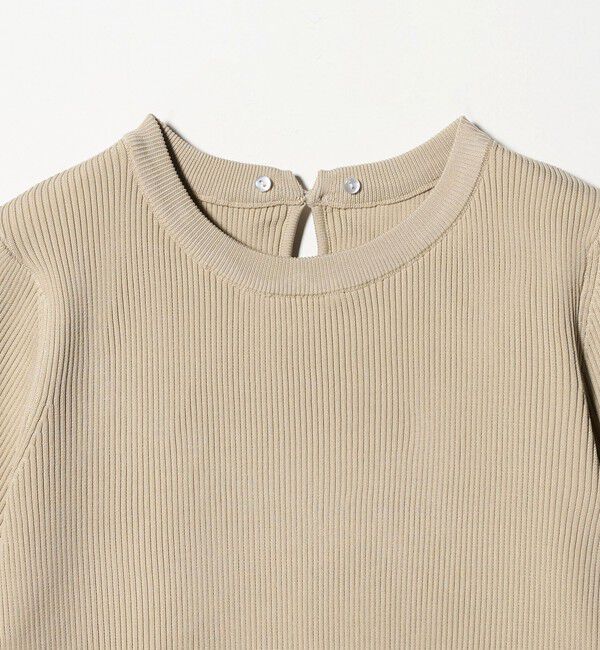 UNITED ARROWS green label relaxing「リブ エリレース 2WAY 5分袖 ニット プルオーバー」|ニット・セーター|