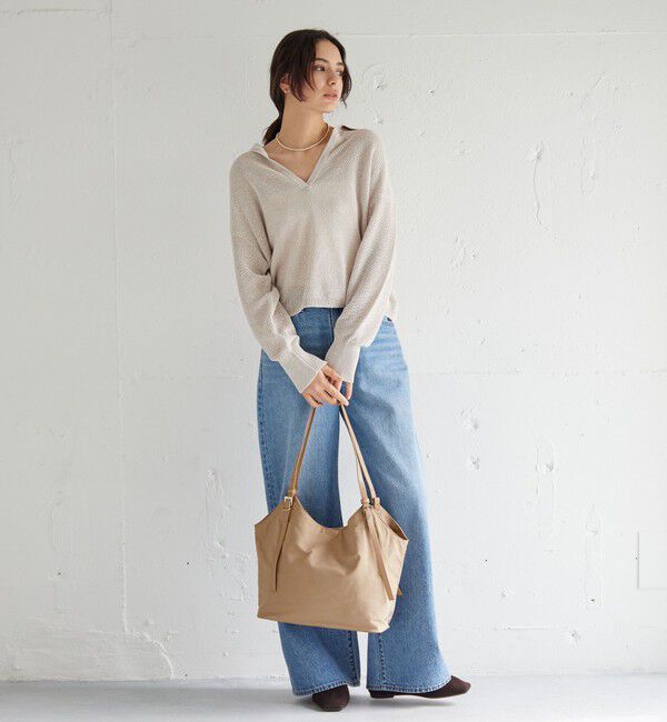 UNITED ARROWS green label relaxing「【WEB限定】2WAYバックルハンドル トートバッグ / ショルダーバッグ / A4サイズ はっ水」|トートバッグ|