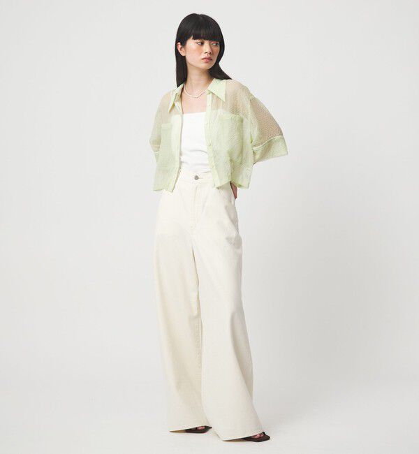 EMMEL REFINES「＜EMMEL REFINES＞EM  ソフト ワイド DNM パンツ」|チノ|