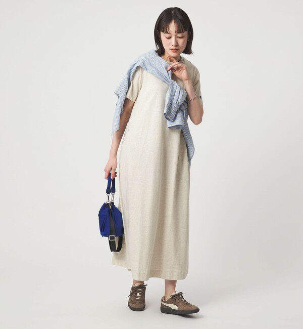 UNITED ARROWS green label relaxing「【別注】＜Champion＞ショートスリーブ フレア Tシャツ ワンピース」|ワンピース|