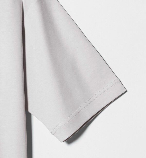 UNITED ARROWS green label relaxing「オーガニックコットン ポンチ モックネック Tシャツ -接触冷感-」|Tシャツ・カットソー|