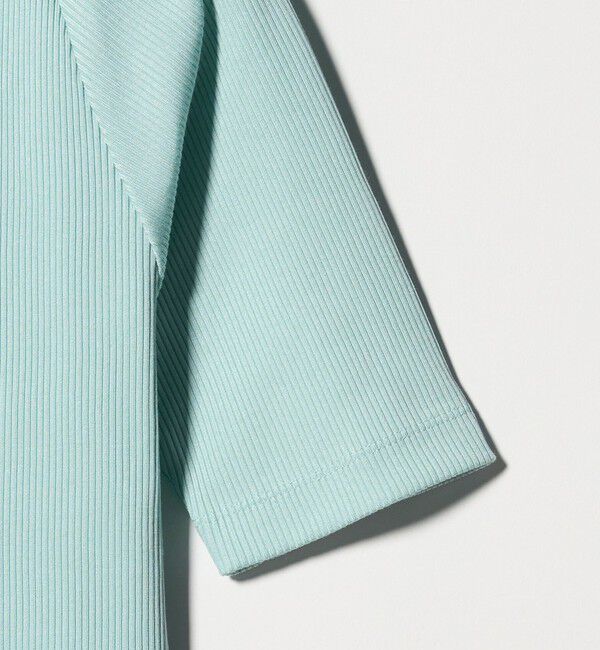 UNITED ARROWS green label relaxing「ブライトリブ ボートネック 5分袖 プルオーバー カットソー」|Tシャツ・カットソー|