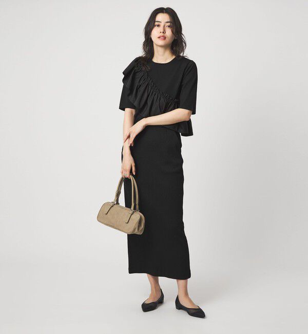 UNITED ARROWS green label relaxing「ブライトリブ タイト スカート」|タイト|