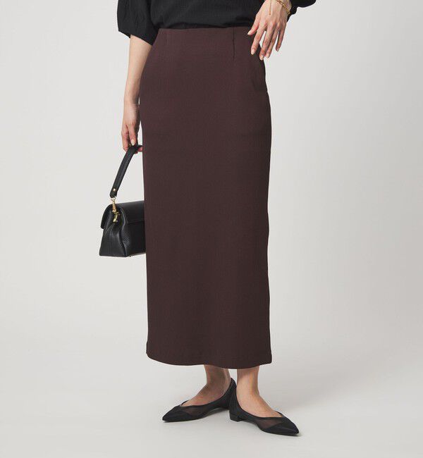 UNITED ARROWS green label relaxing「ブライトリブ タイト スカート」|タイト|