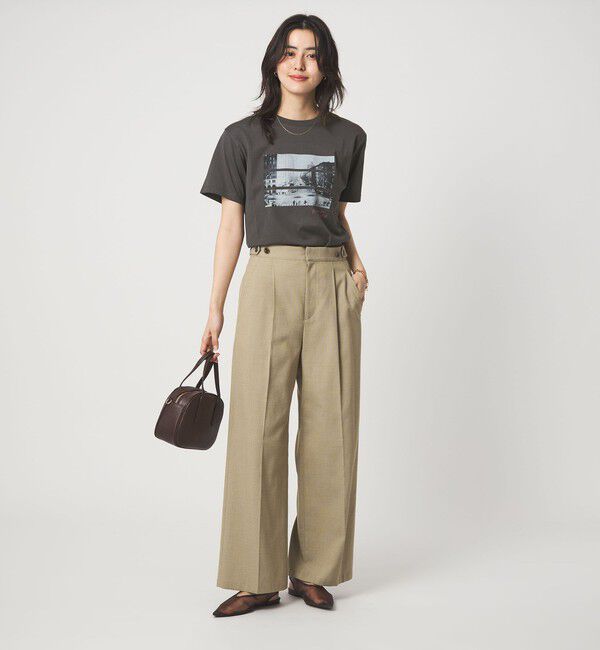 UNITED ARROWS green label relaxing「コラージュ フォト ショートスリーブ Tシャツ」|Tシャツ・カットソー|