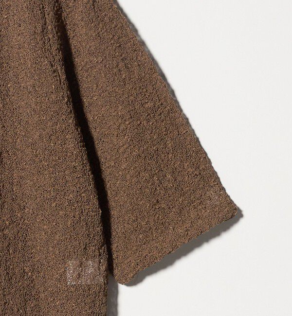 UNITED ARROWS green label relaxing「ノットヤーン ショートスリーブ プルオーバー ウォッシャブル」|ニット・セーター|