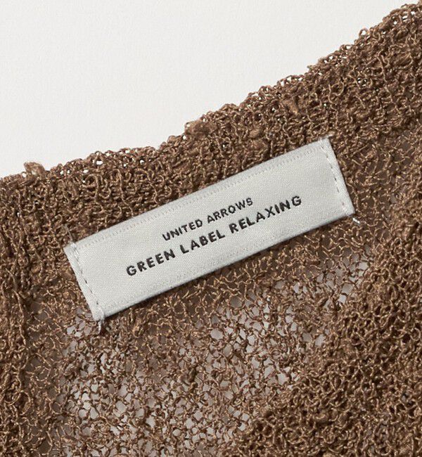 UNITED ARROWS green label relaxing「ノットヤーン ショートスリーブ プルオーバー ウォッシャブル」|ニット・セーター|