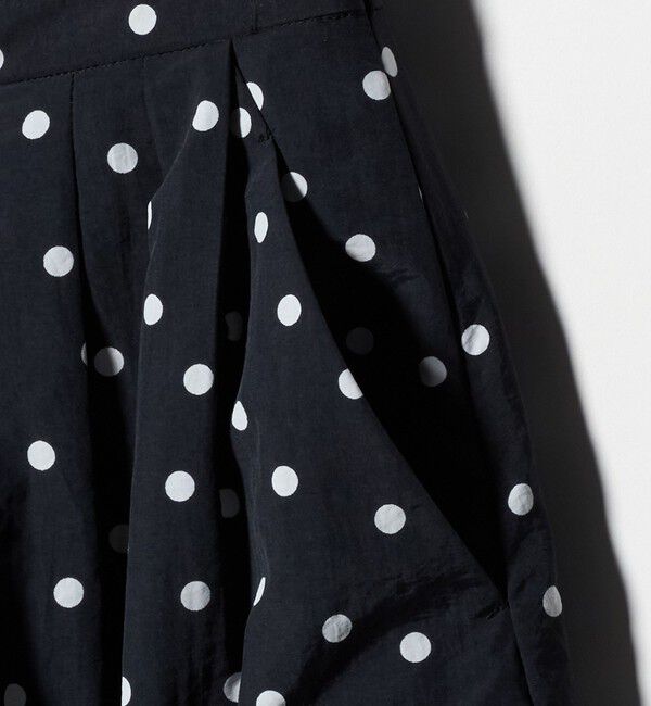 UNITED ARROWS green label relaxing「タック フレア スカート 2 ドット」|フレア|