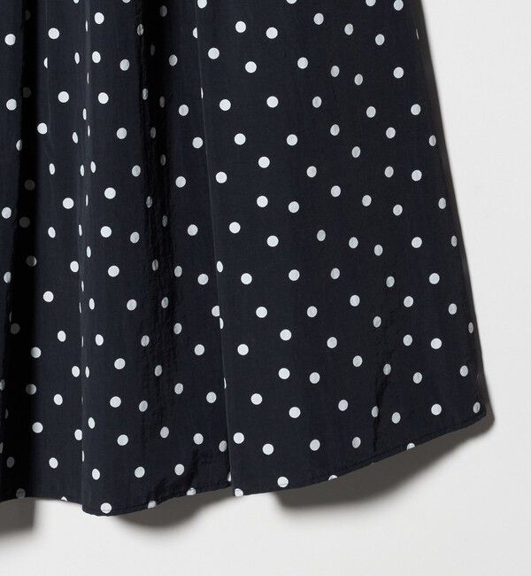 UNITED ARROWS green label relaxing「タック フレア スカート 2 ドット」|フレア|