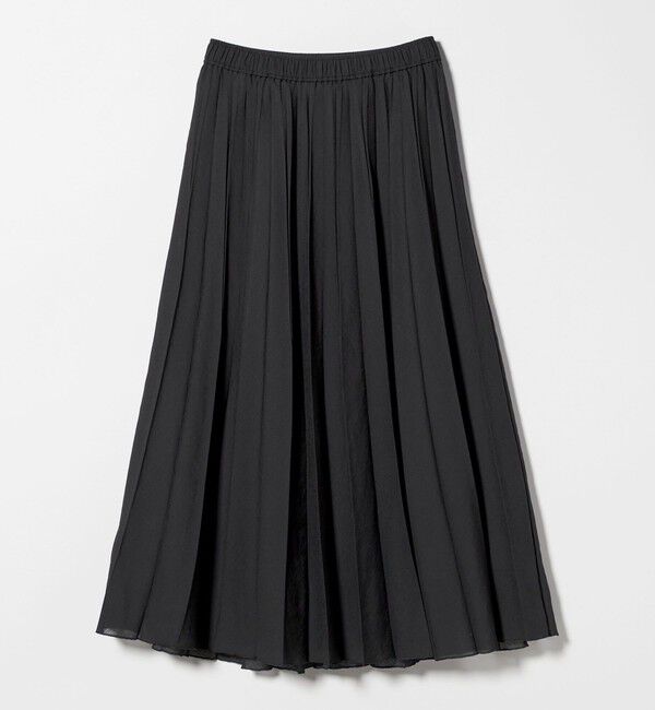 UNITED ARROWS green label relaxing「シアー ガーゼ プリーツスカート」|フレア|