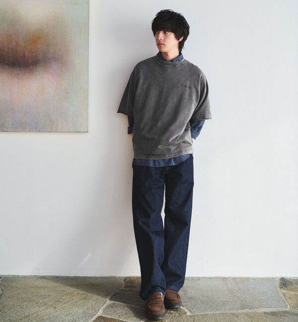 UNITED ARROWS green label relaxing「【別注】＜Champion＞フェード クルーネック 半袖 スウェット」|Tシャツ・カットソー|