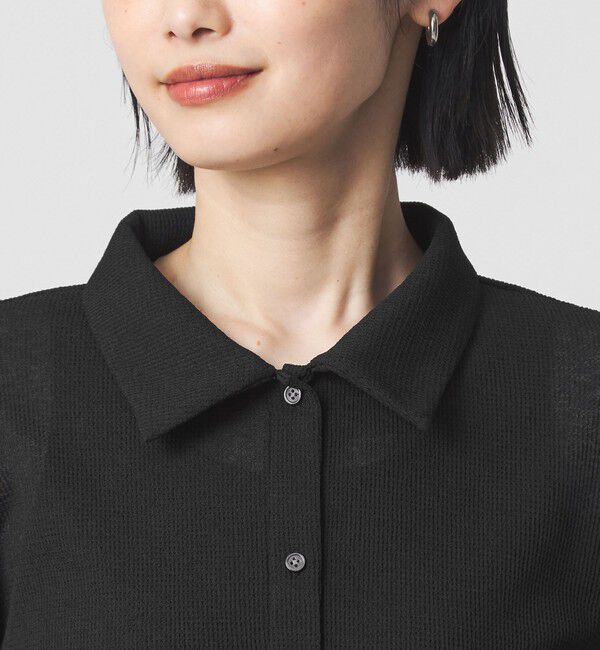 UNITED ARROWS green label relaxing「シアー サーマル ポロカーディガン」|カーディガン|