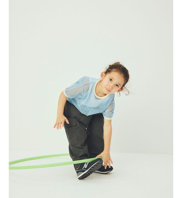 UNITED ARROWS green label relaxing「【スタメンシリーズ】タッサーカーゴパンツ / キッズ  100cm-160cm 撥水 UVカット」|チノ|