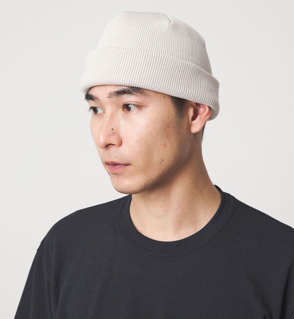 UNITED ARROWS green label relaxing「GLR ロー ニットキャップ」|ニット帽|NATURAL