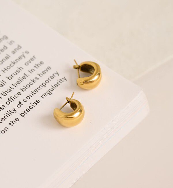 BEAUTY&YOUTH UNITED ARROWS「＜by Preek＞ボテロ フープ ピアス」|ピアス|GOLD