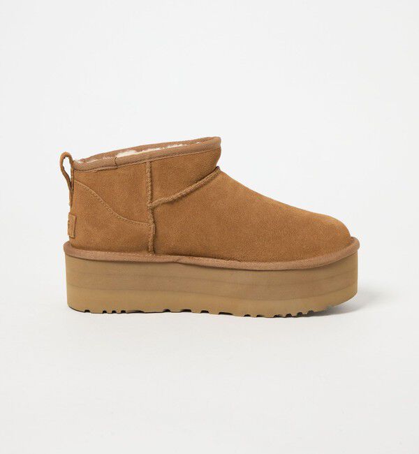BEAUTY&YOUTH UNITED ARROWS「＜UGG＞クラシック ウルトラミニプラットフォーム ブーツ」|ショートブーツ|
