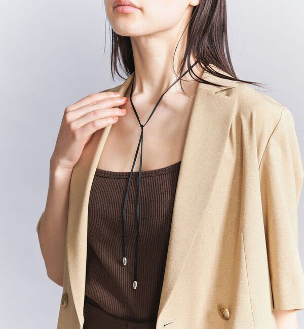 BEAUTY&YOUTH UNITED ARROWS「＜JAMIRAY＞Nuts シルクコード ネックレス」|ネックレス|SILVER