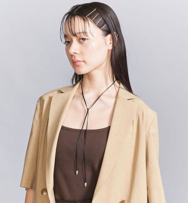 BEAUTY&YOUTH UNITED ARROWS「＜JAMIRAY＞Nuts シルクコード ネックレス」|ネックレス|