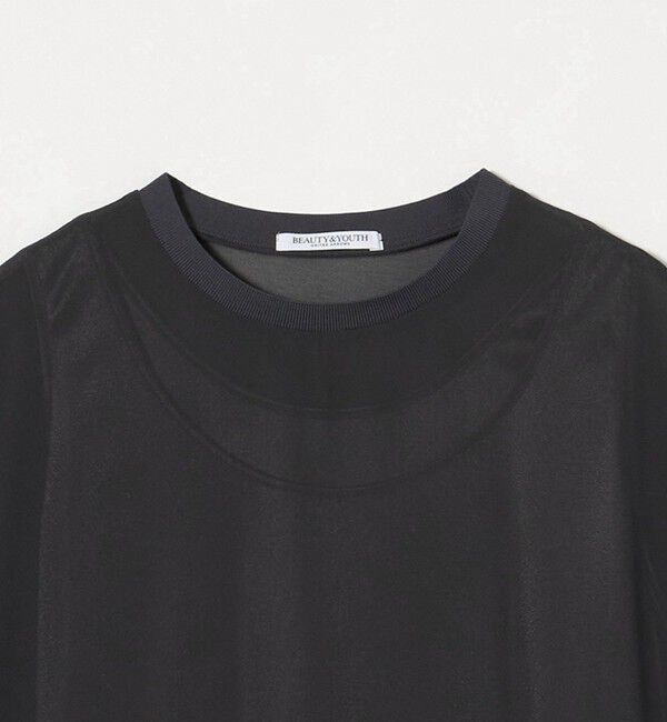 BEAUTY&YOUTH UNITED ARROWS「シフォンレイヤード ドルマンスリーブ ワンピース 」|ワンピース|