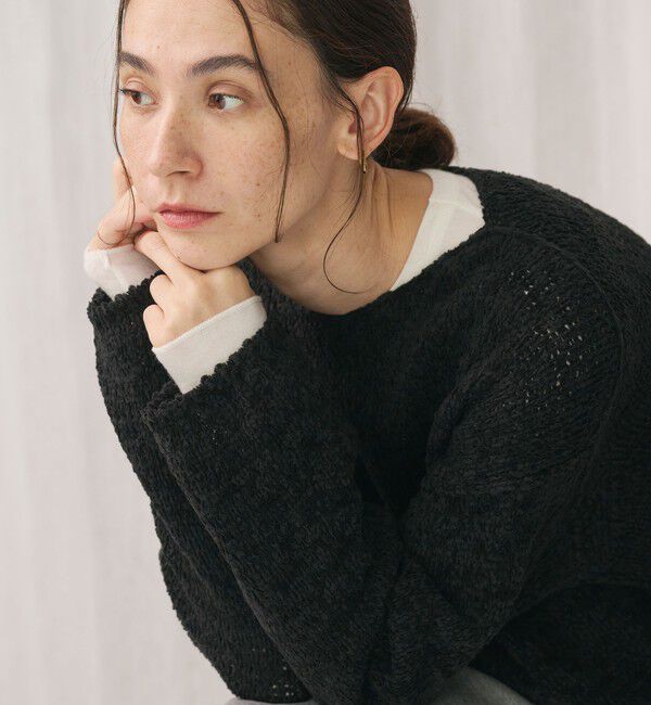 BEAUTY&YOUTH UNITED ARROWS「テープヤーン ニットプルオーバー」|ニット・セーター|