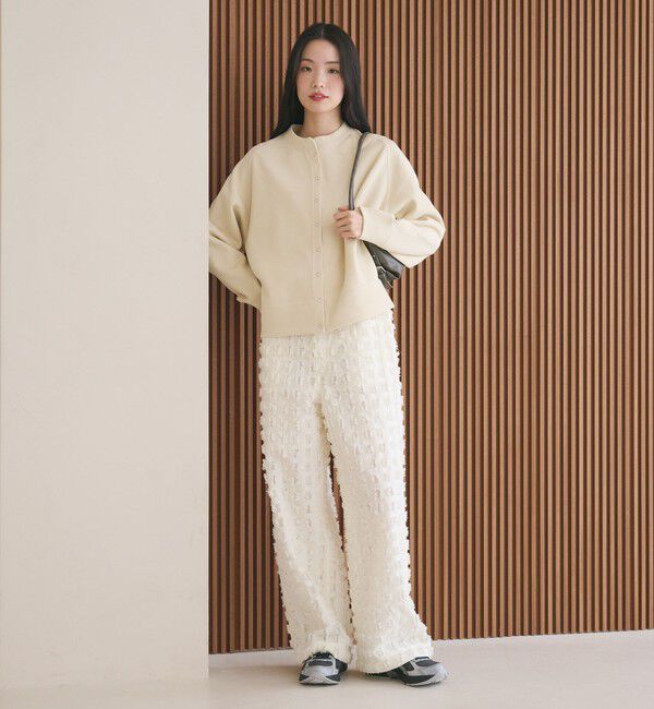 BEAUTY&YOUTH UNITED ARROWS「ダブルフェイス リングボタンカーディガン ウォッシャブル」|カーディガン|