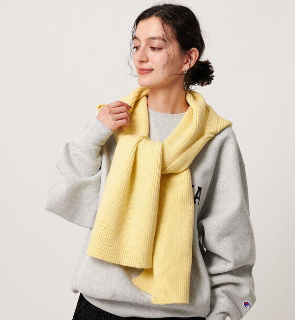 BEAUTY&YOUTH UNITED ARROWS「ニット フード マフラー」|マフラー|CREAM