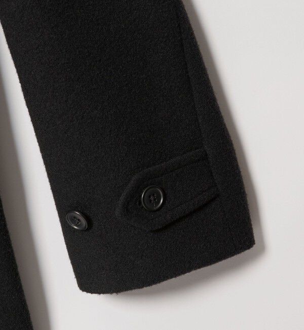 BEAUTY&YOUTH UNITED ARROWS「【WEB限定 WARDROBE SMART】PE メルトン バルカラーコート」|ステンカラーコート|