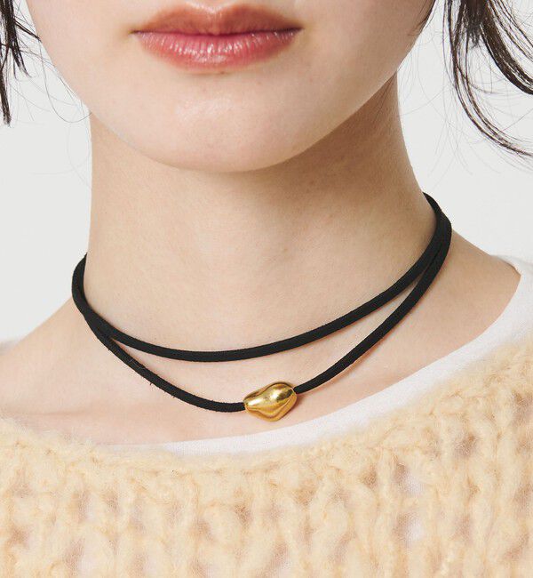 BEAUTY&YOUTH UNITED ARROWS「メタル ユニーク ダブル チョーカー」|その他|GOLD