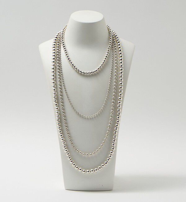 BEAUTY&YOUTH UNITED ARROWS「ボールチェーン 4連ネックレス」|ネックレス|