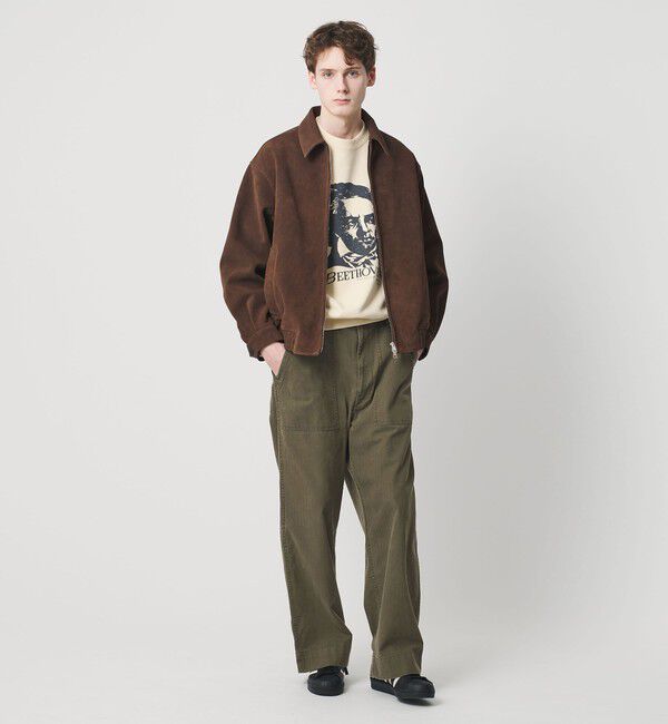 BEAUTY&YOUTH UNITED ARROWS「ヘリンボーン ツイル ベイカーパンツ」|チノ|