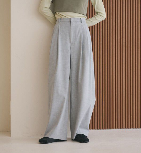 BEAUTY&YOUTH UNITED ARROWS「バックラップタックパンツ ウォッシャブル」|その他|MD.GRAY