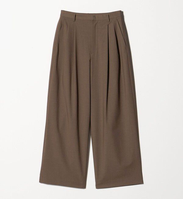 BEAUTY&YOUTH UNITED ARROWS「バックラップタックパンツ ウォッシャブル」|その他|DK.BROWN